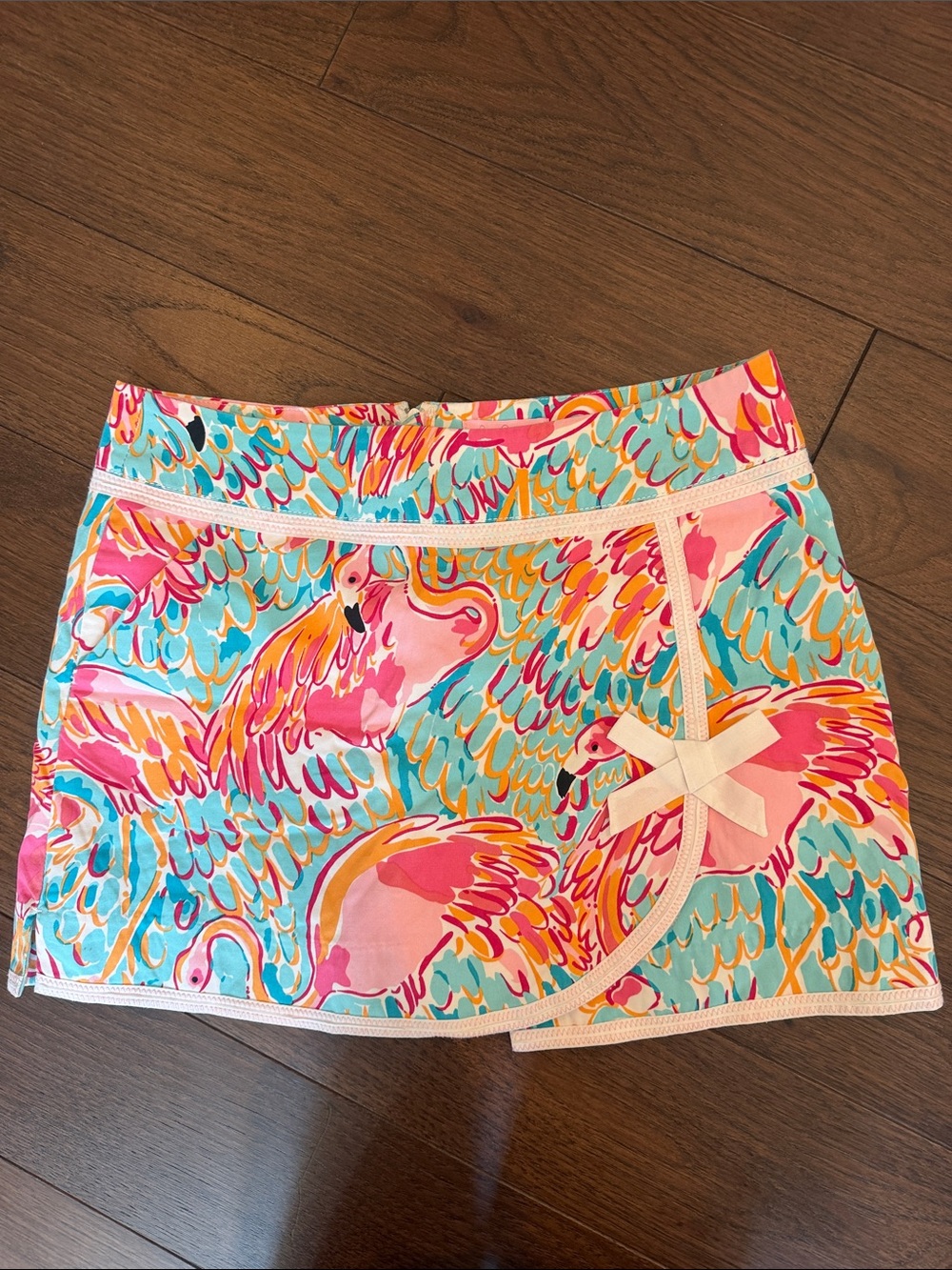 Lilly Pulitzer Flamingo Print Skort Size 0 - C53-010